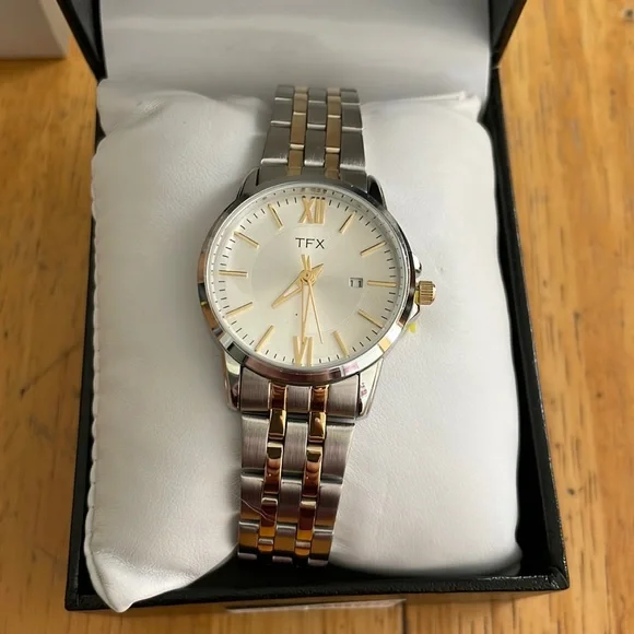 Bulova tfx two tone watch hot sale